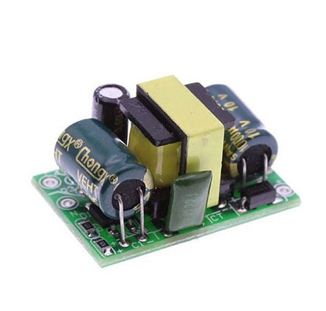 Mini Fonte Aberta AC-DC 100 a 220V para 5V