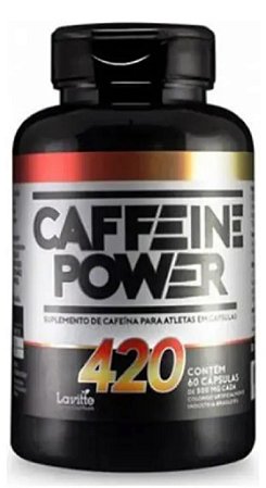Caffeine Power 400 Lavitte - 60 Cápsulas - Energia E Foco