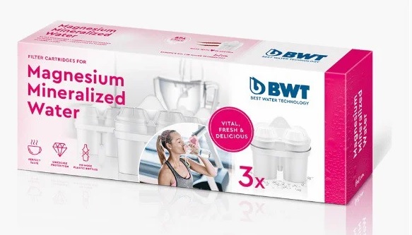 KIT COM 3 FILTROS MINERALIZADORES COM MAGNÉSIO BWT