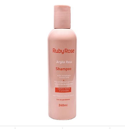 Shampoo Argila Rosa - Ruby Rose