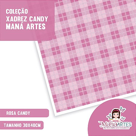 COLEÇÃO XADREZ CANDY by MANÁ ARTES