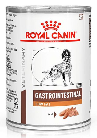 Ração Royal Canin Veterinary Diet Gastrointestinal Low Fat Wet para Cães Adultos 420g