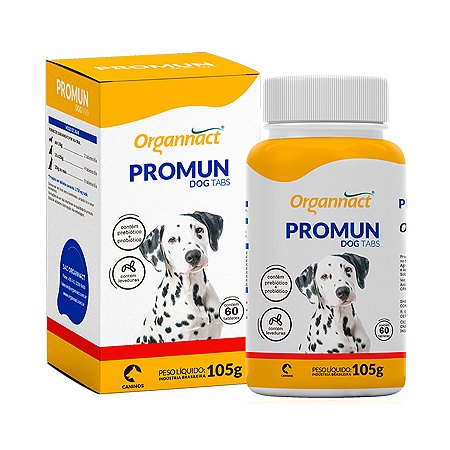 Suplemento Organnact Promun Dog Tabs para Cães 105g