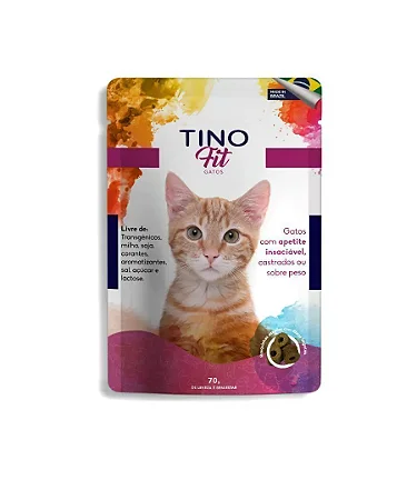 Petisco Tino Fit Gatos 70g