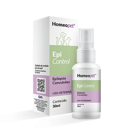 Sistema de Terapia Homeopet para Cães e Gatos Epilepsia e Convulsões Epi Control 30ml