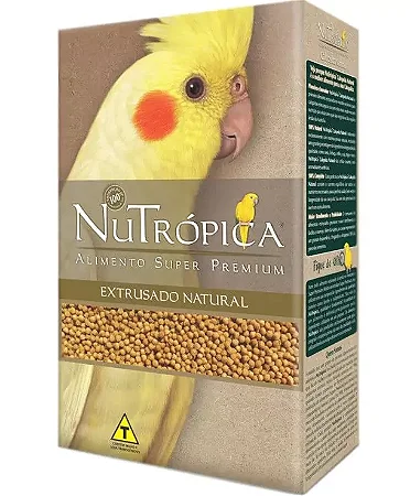 Alimento Super Premium Nutrópica Extrusado Natural para Calopsitas 300g