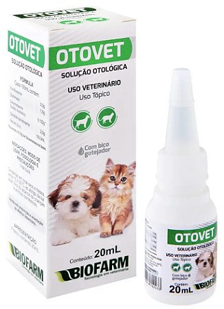 Solução Otológica Biofarm Otovet 20 ml