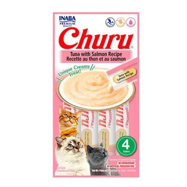 Petisco Churu Atum e Salmão para Gatos 56 g