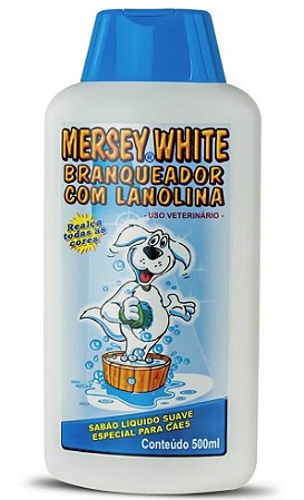 Sabão Líquido Mersey Pelos Claros White 500ml