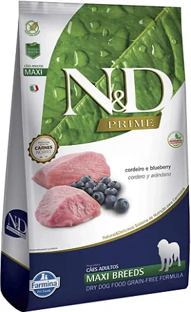 Ração Farmina ND Prime Canine Adultos Maxi Cordeiro 10,1Kg