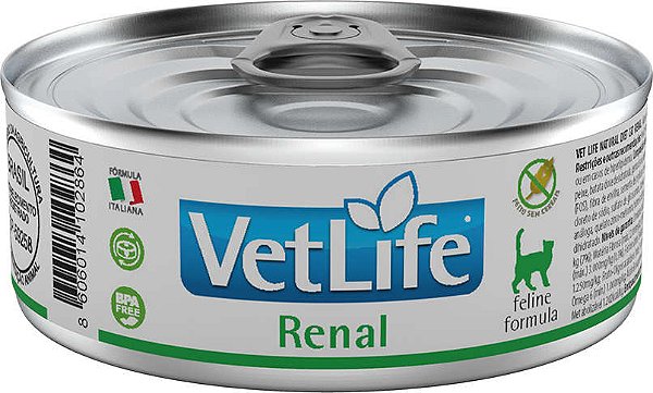Ração Úmida Farmina Vet Life Renal para Gatos 85g