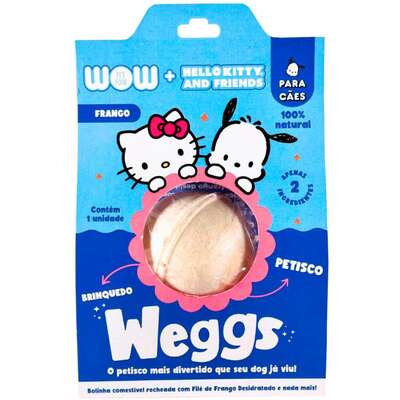 Petisco Natural Wow Pet Food Weggs para Cães Sabor Frango 7g