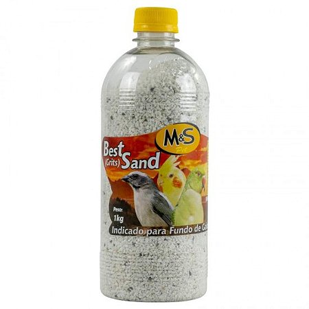 Areia Grits para Gaiola MS Pet 1Kg