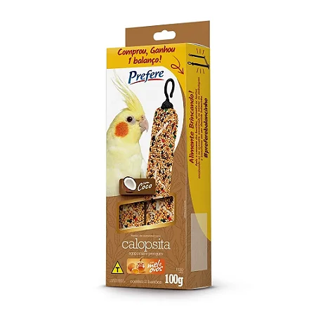 Barrita Calopsita Coco Especial 100g