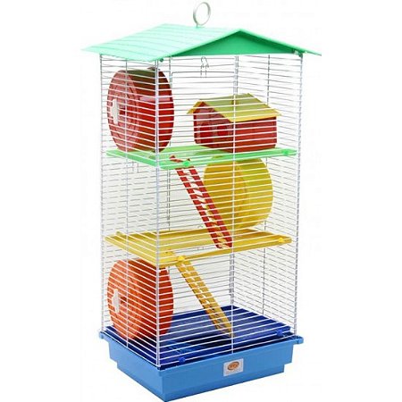 Gaiola Hamster MS Pet 3 Andares