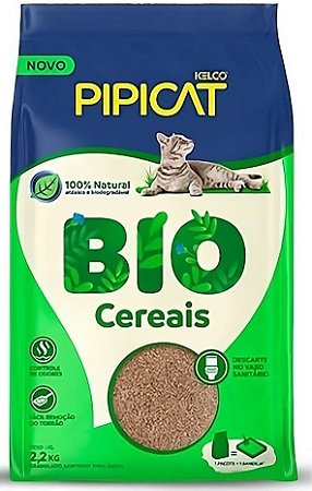 Granulado Sanitário Pipicat Bio Cereais 2,2 Kg