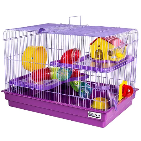 Gaiola para Hamster Big Space Lilás