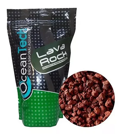 Ocean Tech Midia Filtrante Lava Rock para Aquários 1L