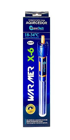 Termostato com Aquecedor 220V OceanTech X-6 200W