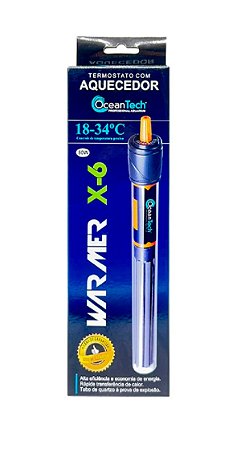 Termostato com Aquecedor 220v Oceantech X-6 50W