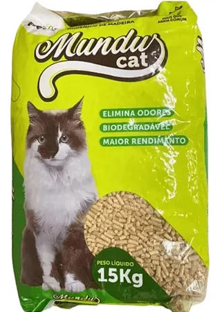 Granulado Hig De Madeira Mundus Cat 15kg