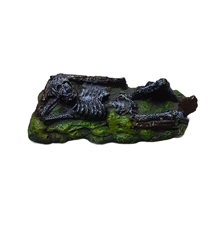 Mini Caveira Enfeite para Aquário