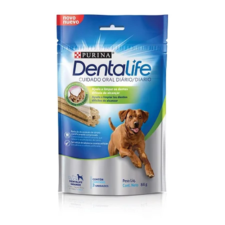 Snack Purina Dentalife para Cães Raças Grandes 84g
