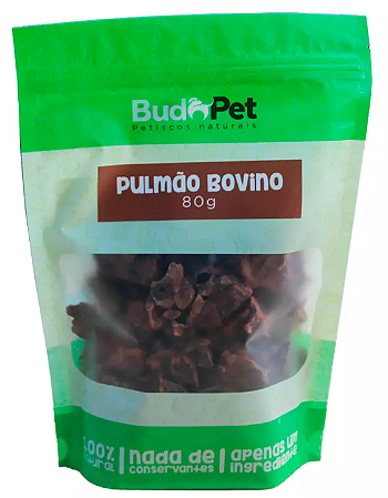 Petisco BudoPet Pulmão Bovino 80g
