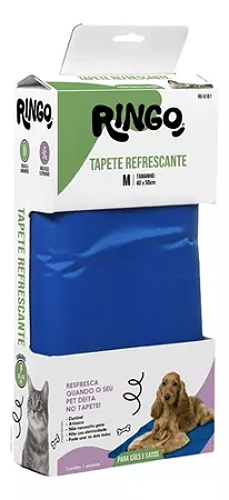 Tapete Gelado Para Cachorro Pet Ringo Azul