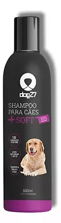 Shampoo Premium p/ Cães Dog27 +Soft 500ml