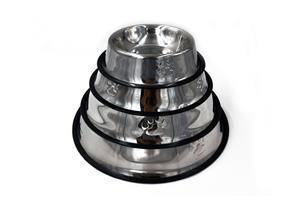 Comedouro Inox Relief Tam. PP