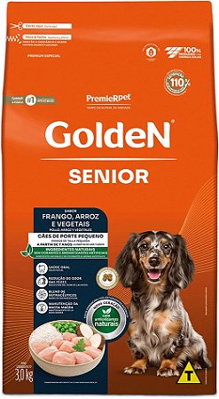 Ração Golden Formula Cães Sênior Mini Bits Frango E Arroz