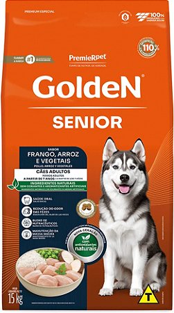 Ração Golden Formula Cães Sênior Frango e Arroz