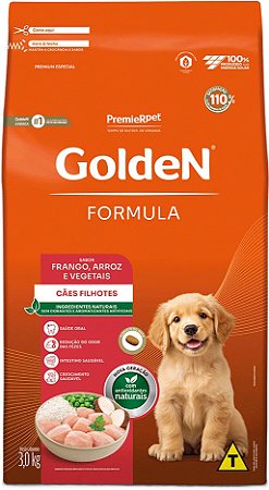 Ração Golden Formula Cães Filhotes Frango E Arroz