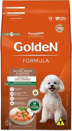 Ração Golden Formula Mini Bits Salmão E Arroz Para Cães Adultos De Raças Pequenas