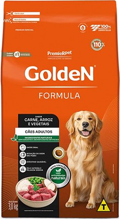 Ração Golden Formula Cães Adultos Carne E Arroz