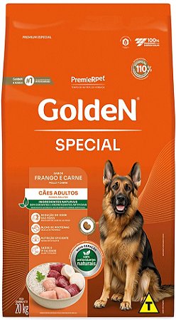 Ração Golden Special Cães Adultos Frango E Carne