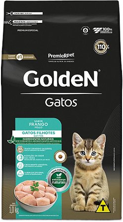 Ração Golden Gatos Filhotes Sabor Frango