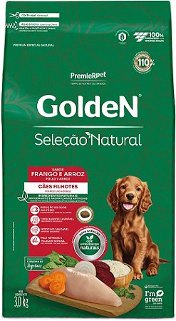Ração Golden Seleção Natural para Cães Filhotes
