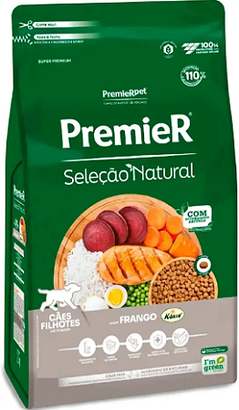 Ração Premier Seleção Natural para Cães Filhotes Até 12 Meses
