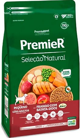 Ração Premier Seleção Natural para Cães Adultos de Raças Pequenas