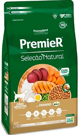 Ração Premier Seleção Natural para Cães Adultos