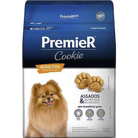 Biscoito Premier Pet Cookie Para Cães Adultos Raças Pequenas 250g