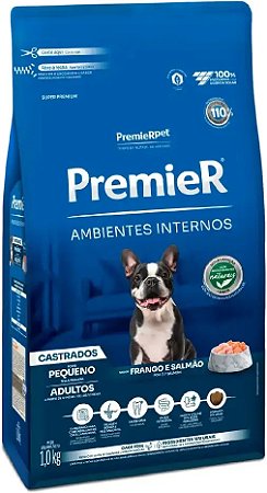 Ração Premier Pet Ambiente Interno Cães Castrados