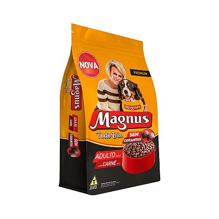 Ração Magnus Todo Dia para Cães Adultos Sabor Carne