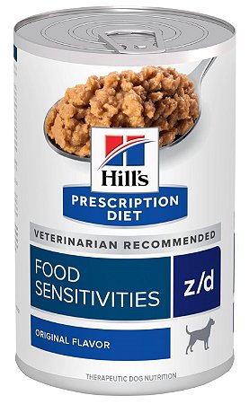 Ração Hills Canine Prescription Diet Z/D Original Flavor Lata 370g