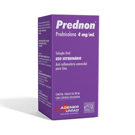 Prednon 4 mg/ml Anti-inflamatório Agener União 30 ml