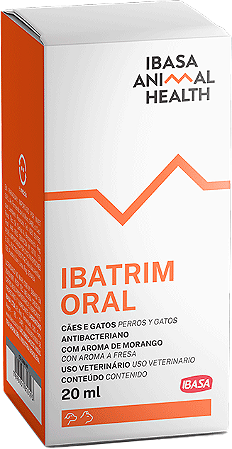 Antibiótico Ibasa Ibatrim Oral para Cães e Gatos