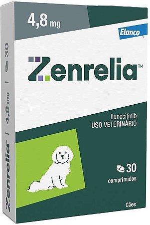 Zenrelia 4,8mg Tratamento para Coceira em Cães 30 comprimidos