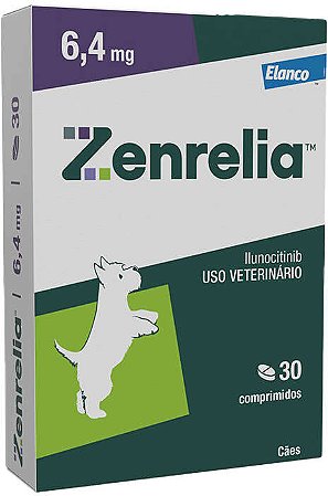 Zenrelia 6,4mg Tratamento para Coceira em Cães 30 comprimidos